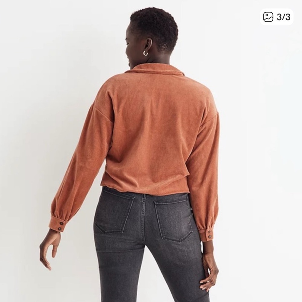 MADEWELL RUST CORDUROY UTILITY JACKET! - Picture 8 of 8
